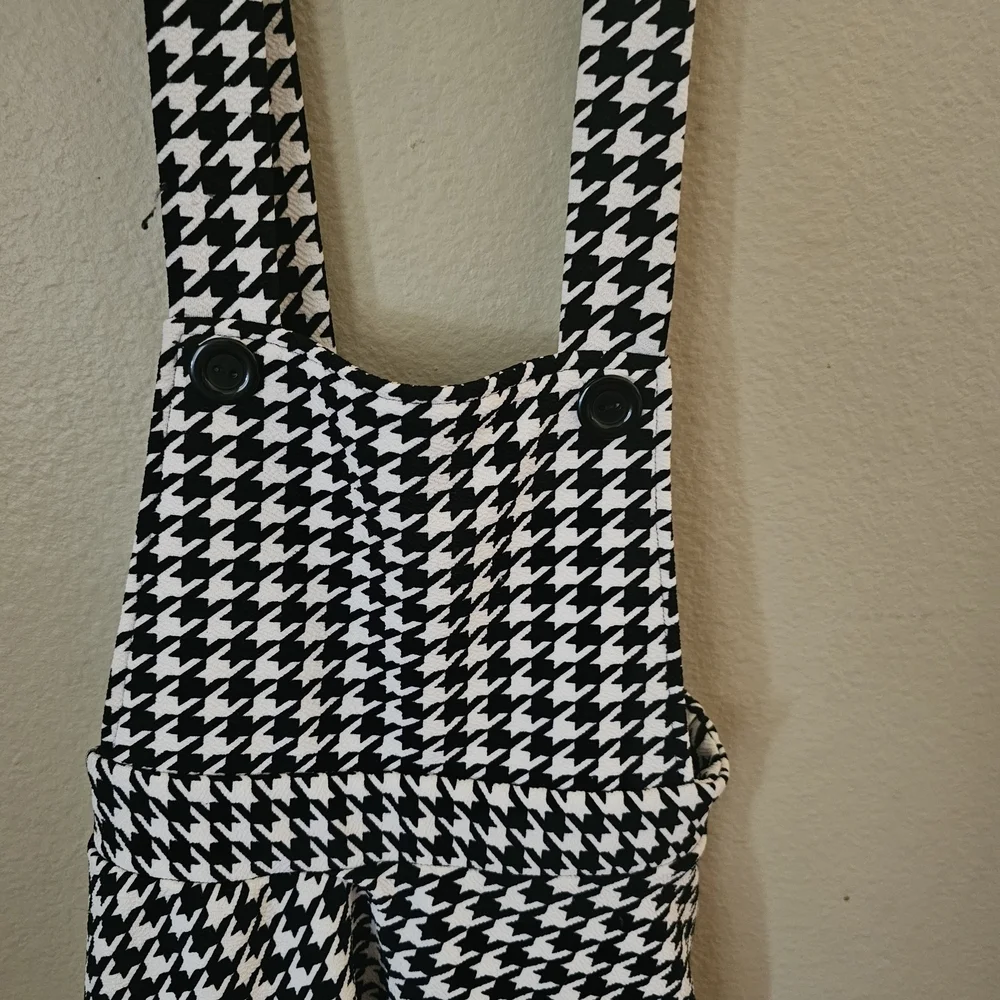 Lily Bleu Black and White Patterned Dress